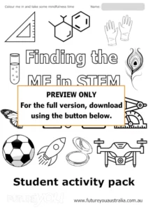 A preview image of student activity pack for being a heavy vehicle mechanic. It says PREVIEW ONLY. For the full version, download using the button below.