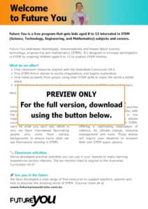 A preview image of a teachers pack teaching resource for being a software engineer. It says PREVIEW ONLY. For the full version, download using the button below.