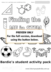 PREVIEW ONLY. For the full version, download using the button below. Bardie student activity pack.