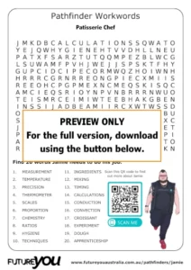 PREVIEW ONLY. For the full version, download using the button below. Jamie's wordsearch thumbnail.