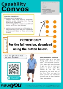 PREVIEW ONLY. For the full version, download using the button below. Thumbnail for Ajay's capability convos resource.