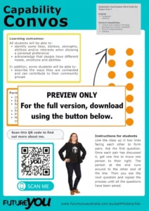PREVIEW ONLY. For the full version, download using the button below. Thumbnail for Lisa's capability convos sheet.