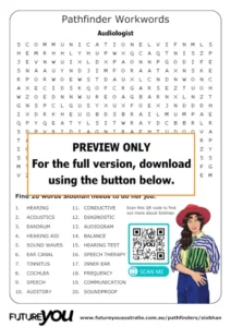 PREVIEW ONLY. For the full version, download using the button below. Thumbnail for Siobhan's wordsearch sheet.