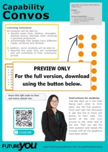 PREVIEW ONLY. For the full version, download using the button below. Daisy capability convos thumbnail.