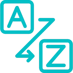 A to Z icon