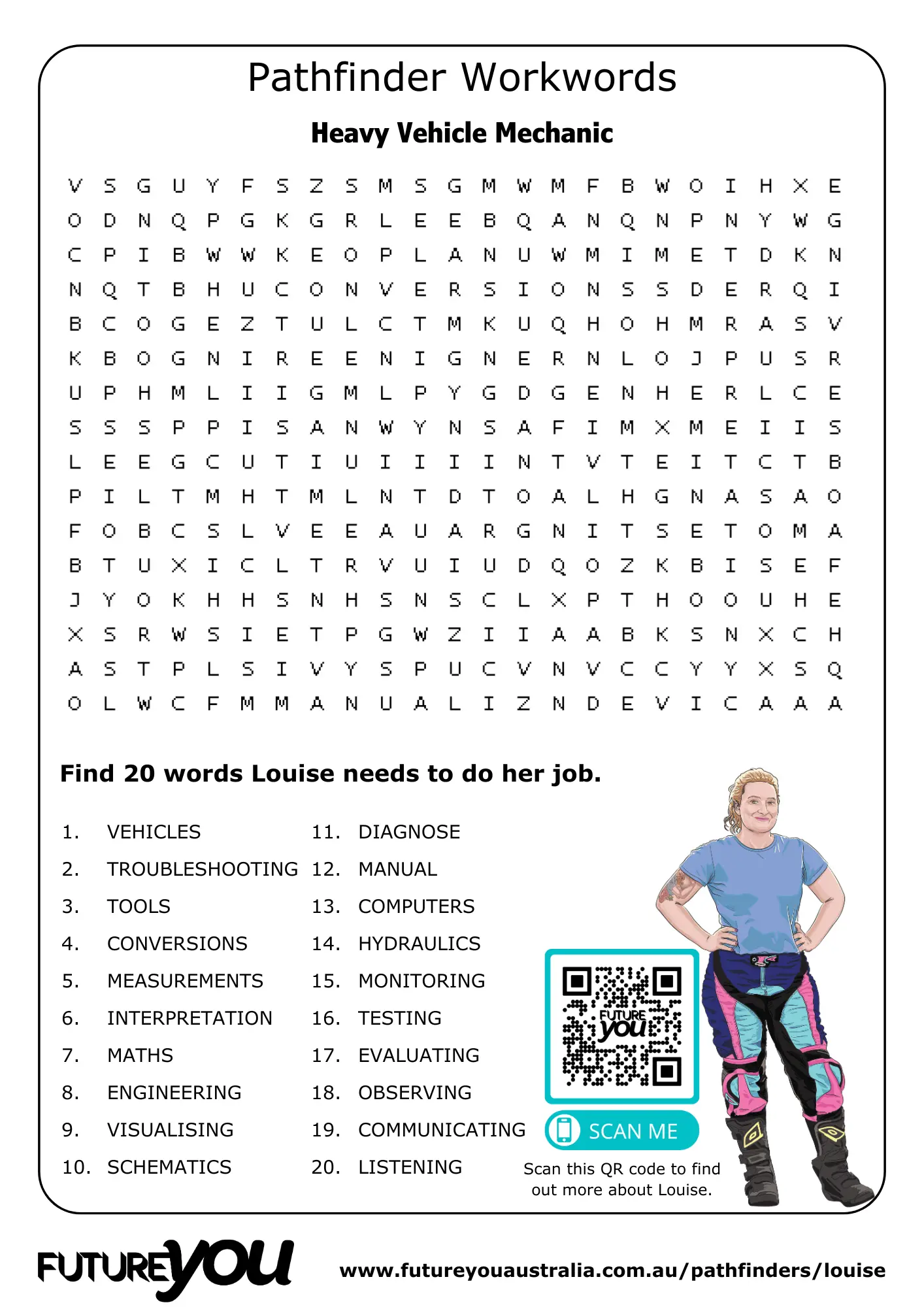 A preview image of a word-search activity on being a digital entrepreneur. It says PREVIEW ONLY. For the full version, download using the button below.