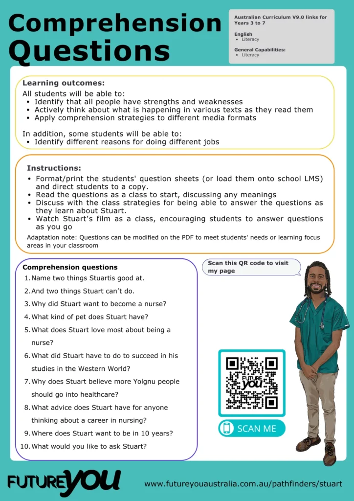 Comprehension Questions - Stuart