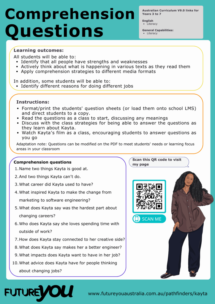 Comprehension Questions - Kayta