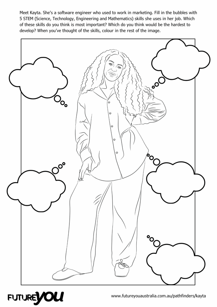 Skills Colouring In - Kayta